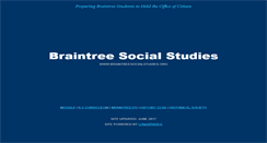 Desktop Screenshot of braintreesocialstudies.org