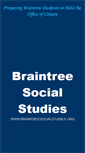 Mobile Screenshot of braintreesocialstudies.org