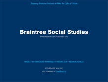 Tablet Screenshot of braintreesocialstudies.org